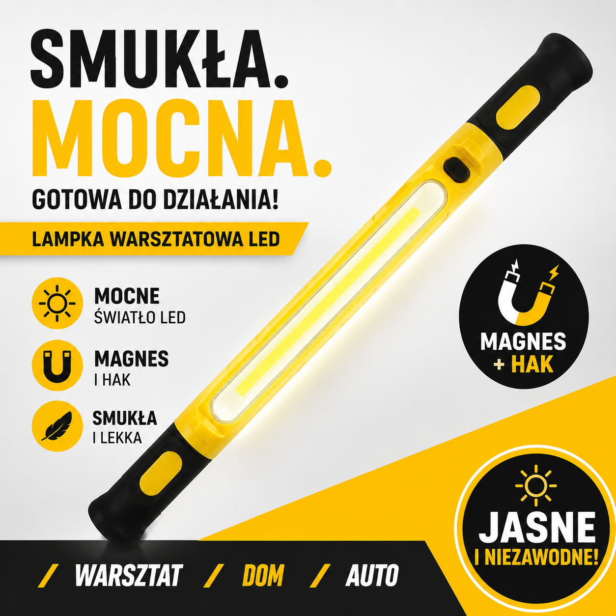 Mechanilka Akumulatorowa Lampa LED